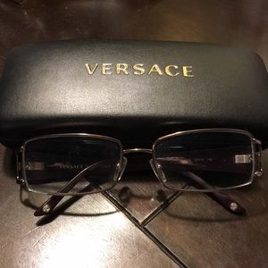Versace prescription glasses plum colored